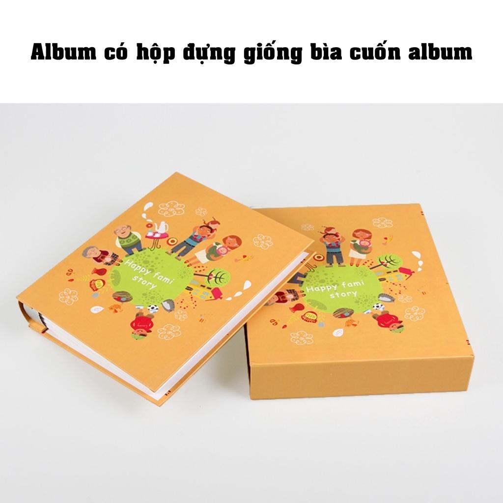 Album ảnh 8x10 đựng 400 ảnh có hộp nhiều mẫu bìa mới binder đựng card, ảnh 6x9 ép plastic dành cho con