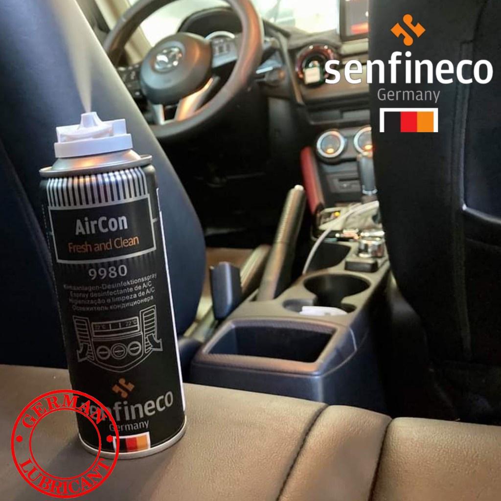 Chai Xịt Khử Mùi & Khử Trùng Không Gian Nội Thất Nhập Khẩu Từ Đức Senfineco 9980 AirCon Fresh And Clean