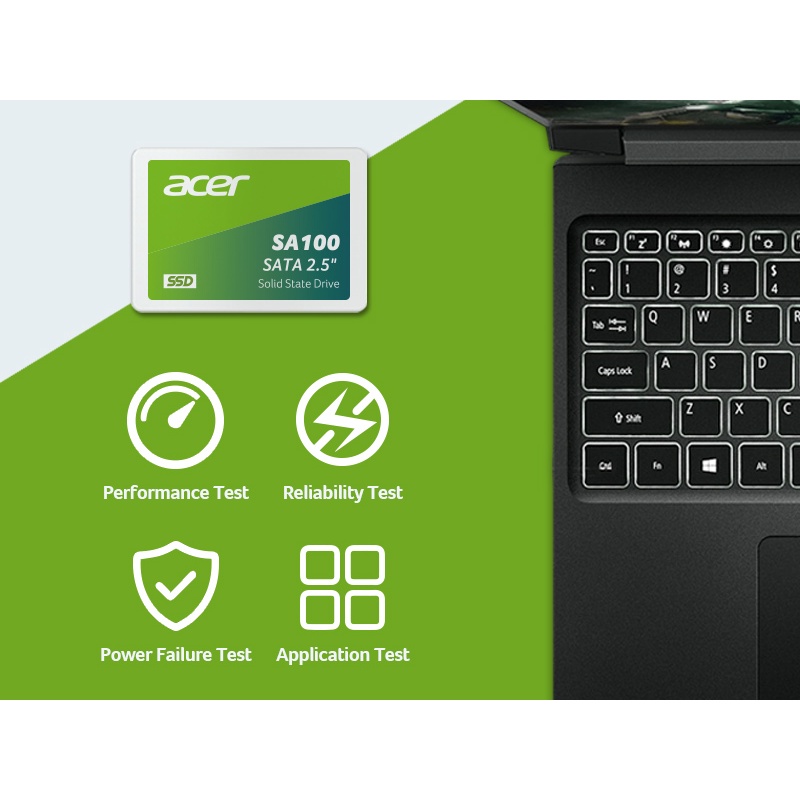 Ổ cứng SSD Acer SA100 3D NAND tốc độ đến 561MB/s - HÀNG CHÍNH HÃNG Bảo hành 3 năm