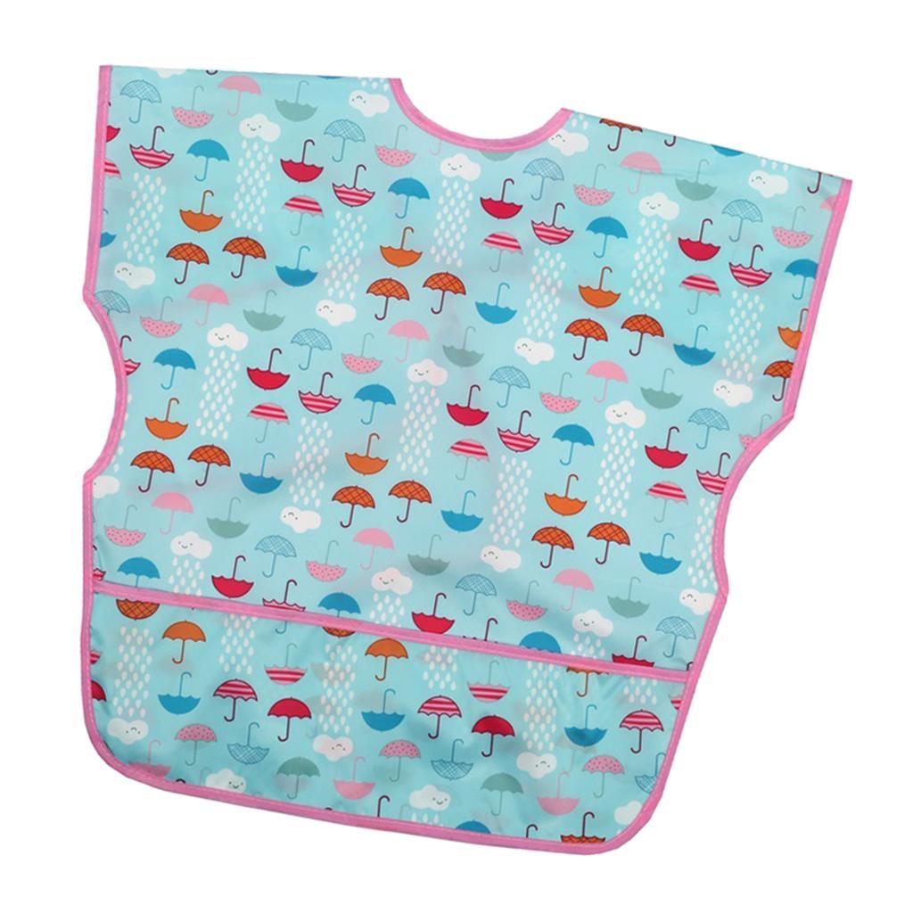 Sleevless Drooling Teething Waterproof Bib for Baby Toddlers