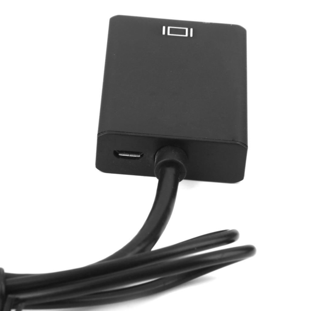 VGA Male with Audio Cable to HDMI Converter Adapter Lead for HDTV PC DVD