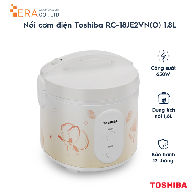 Nồi Cơm Điện Toshiba RC-18JE2VN(O) - Hàng chính hãng