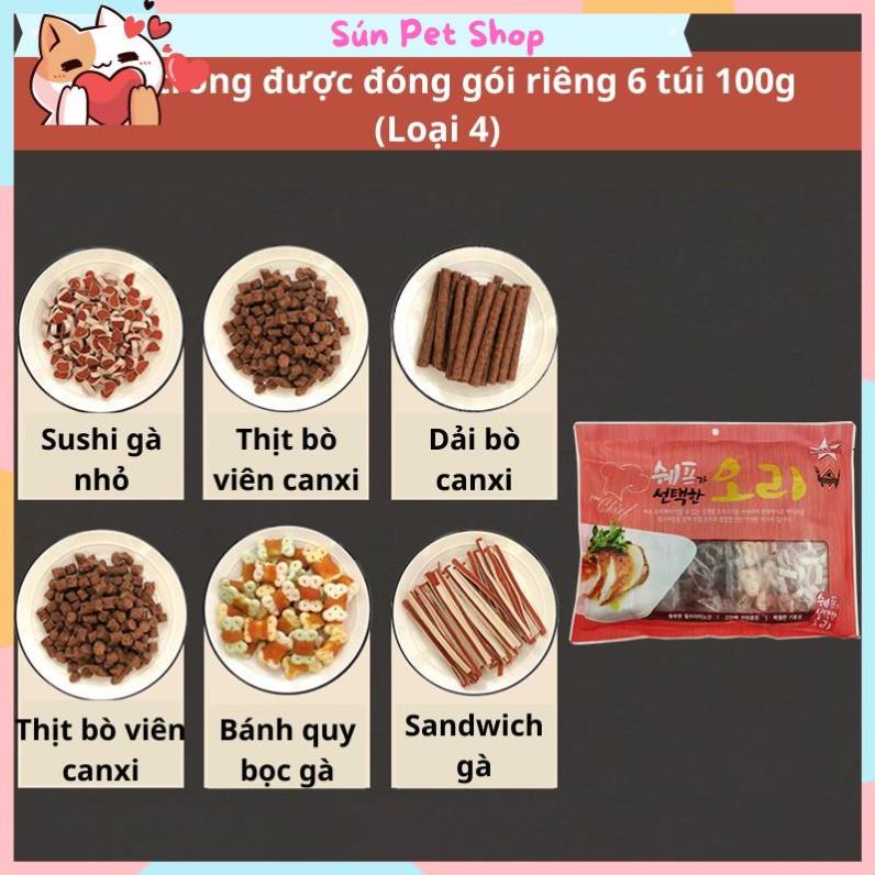 Bánh thưởng cho thú cưng (Đồ ăn nhẹ cho chó mèo)