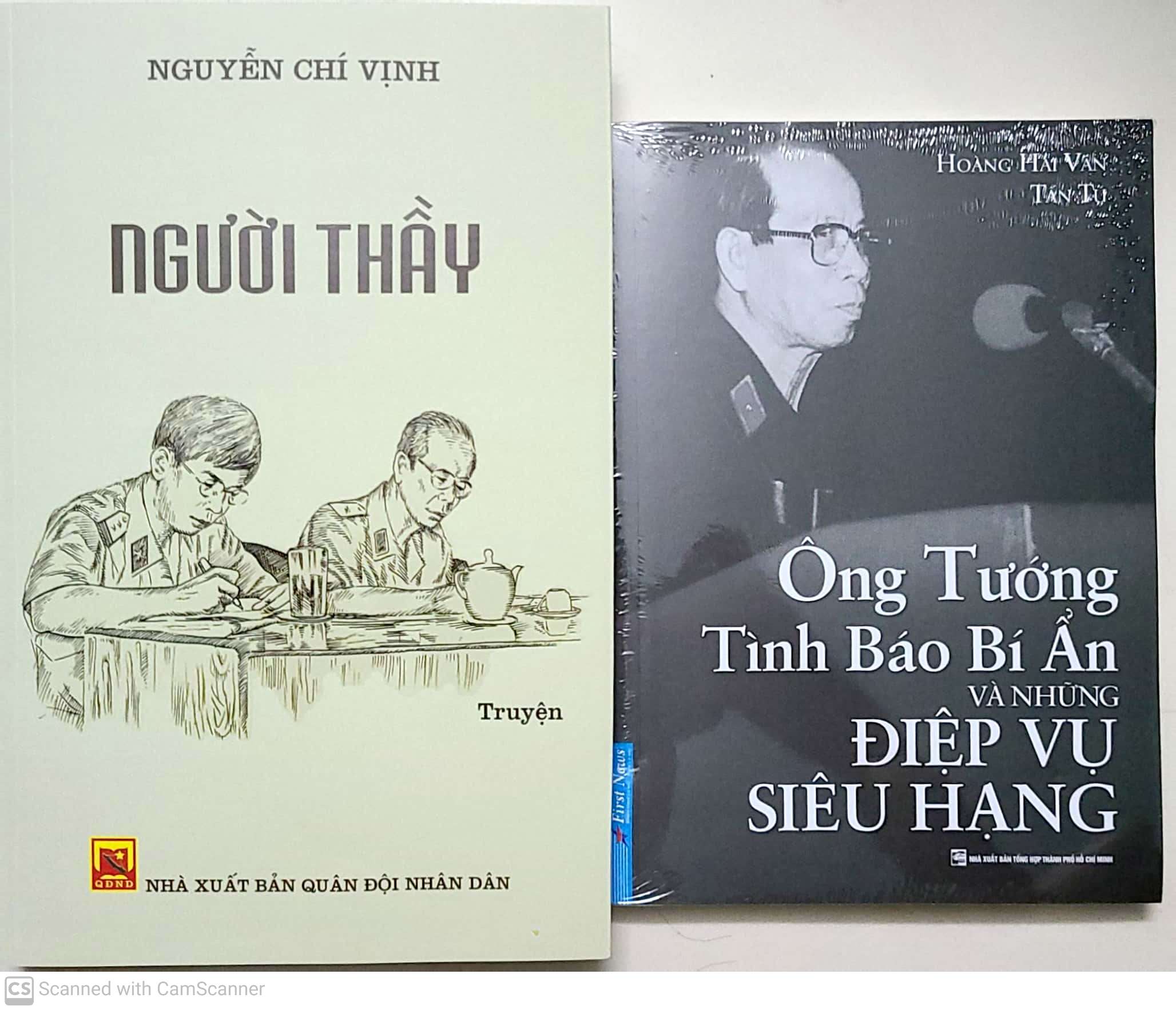 Combo NGƯỜI THẦY - Nguyễn Chí Vịnh + Ông Tướng Tình Báo Bí Ẩn Và Những Điệp Vụ Siêu Hạng (Sách viết về ông Ba Quốc - Đặng Trần Đức - 3Q)