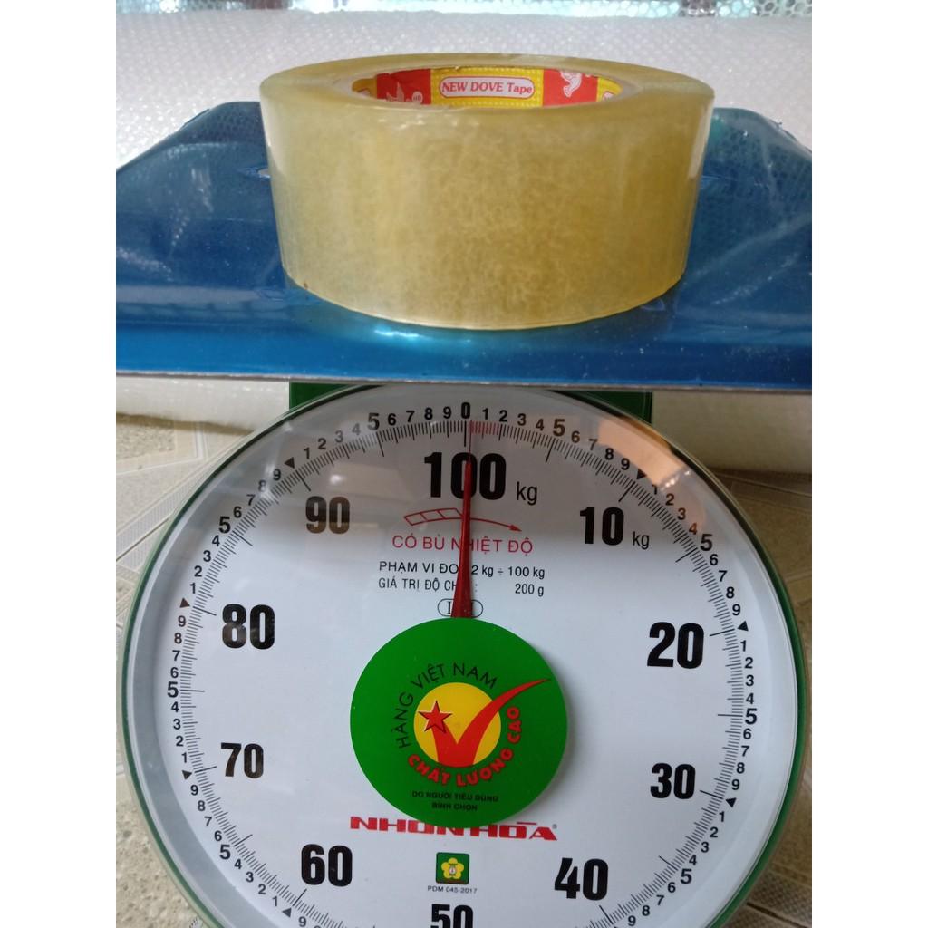 Bộ 6 Cuộn Băng Keo Trong Dán Thùng 48mm X 200 Yard