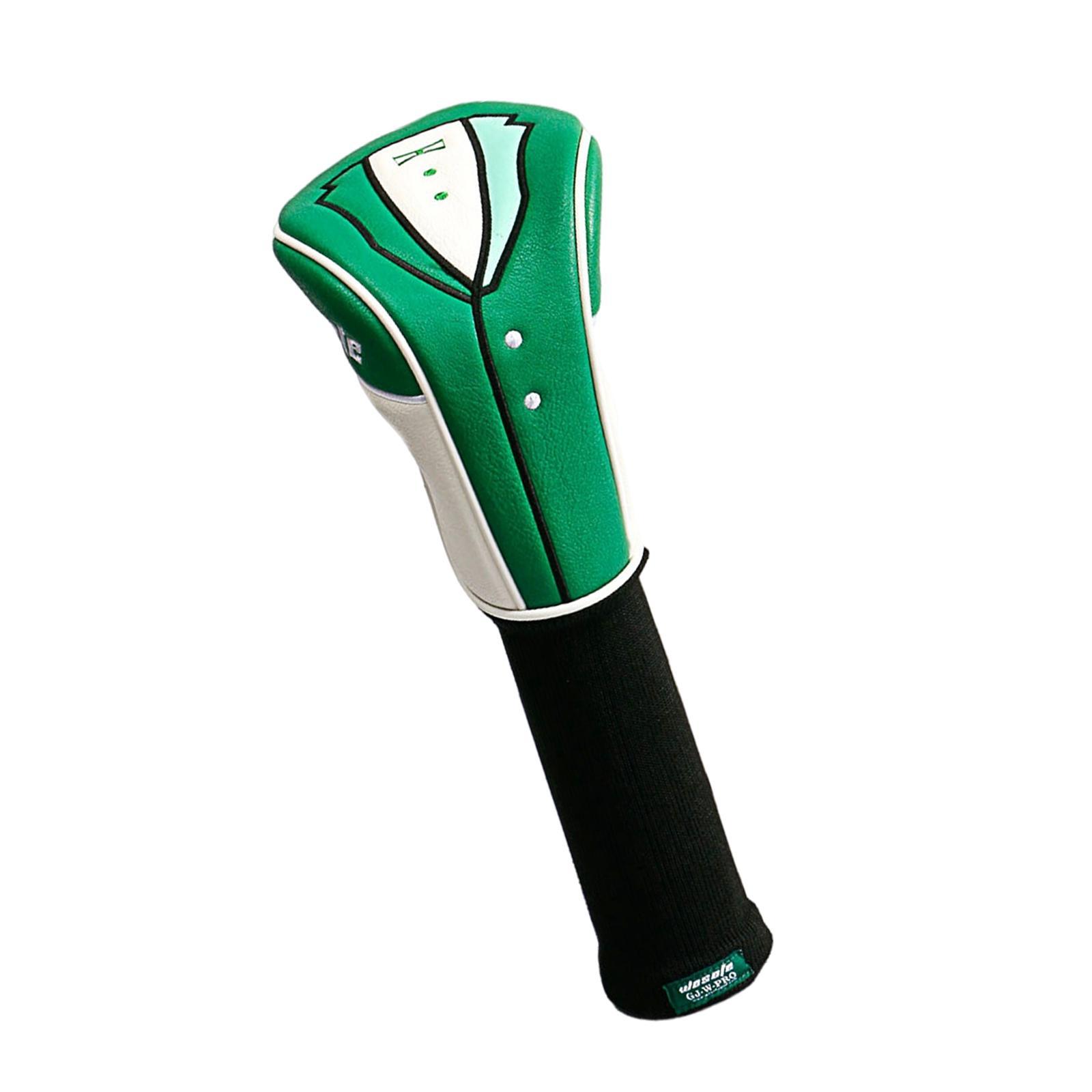 Golf Club Headcover Wood Head Covers Long Sleeves for Driver Fairway Hybrid Wood Clubs Supplies