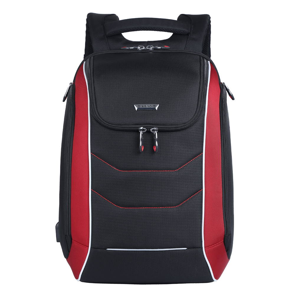 Ba Lô Laptop Cybero - 15.6 Inch - Sakos SBV164BRNG00 - Đen Phối Đỏ