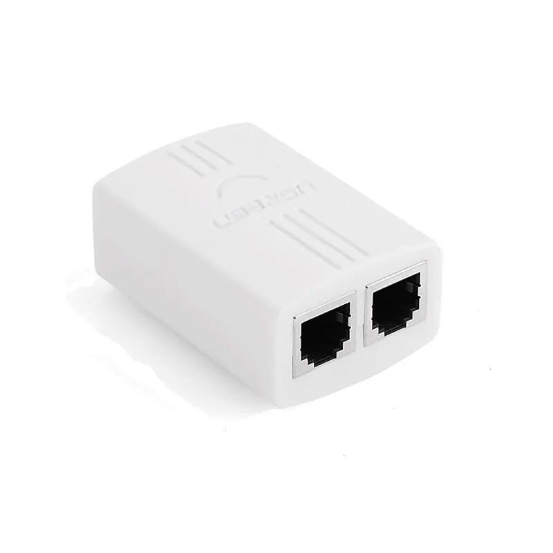 Ugreen UG2035120351TK Màu Trắng Đầu chia cổng điện thoại RJ11 1 ra 2 cao cấp - HÀNG CHÍNH HÃNG