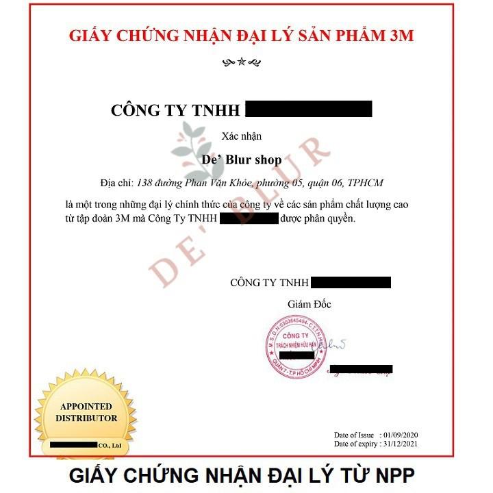 Khẩu Trang 3M 9001 Lọc 90% Bụi Mịn PM2.5 &amp; Khí Thải Chuẩn N90 chính hãng