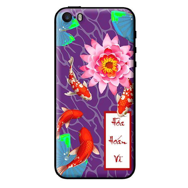 Ốp in cho iPhone 5 Cá Koi Hỏa - Hàng chính hãng