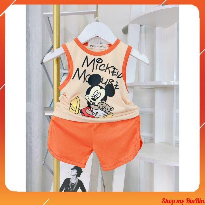 Bộ ba lỗ thú cưng Minky Mom thun lạnh loại 1 siêu mềm mịn, mát lạnh cho bé từ 5 đến 18kg