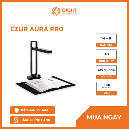 Máy Scan Thông Minh Aurapro - Czur - Hàng Chính Hãng