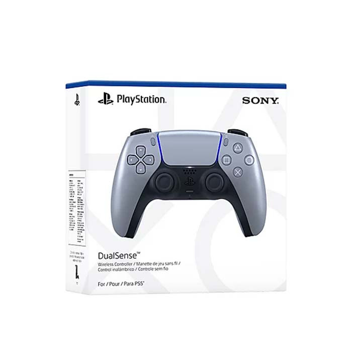 Tay Cầm  chơi game Ps5 DualSense Wireless Controller Sterling Silver hàng chính hãng