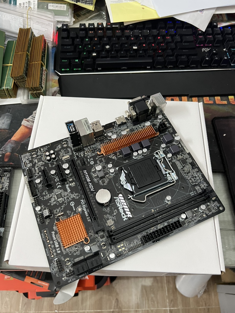 Bo Mạch Chủ Mainboard ASRock H110M-HDV/ R 3.0 - Hàng Chính Hãng