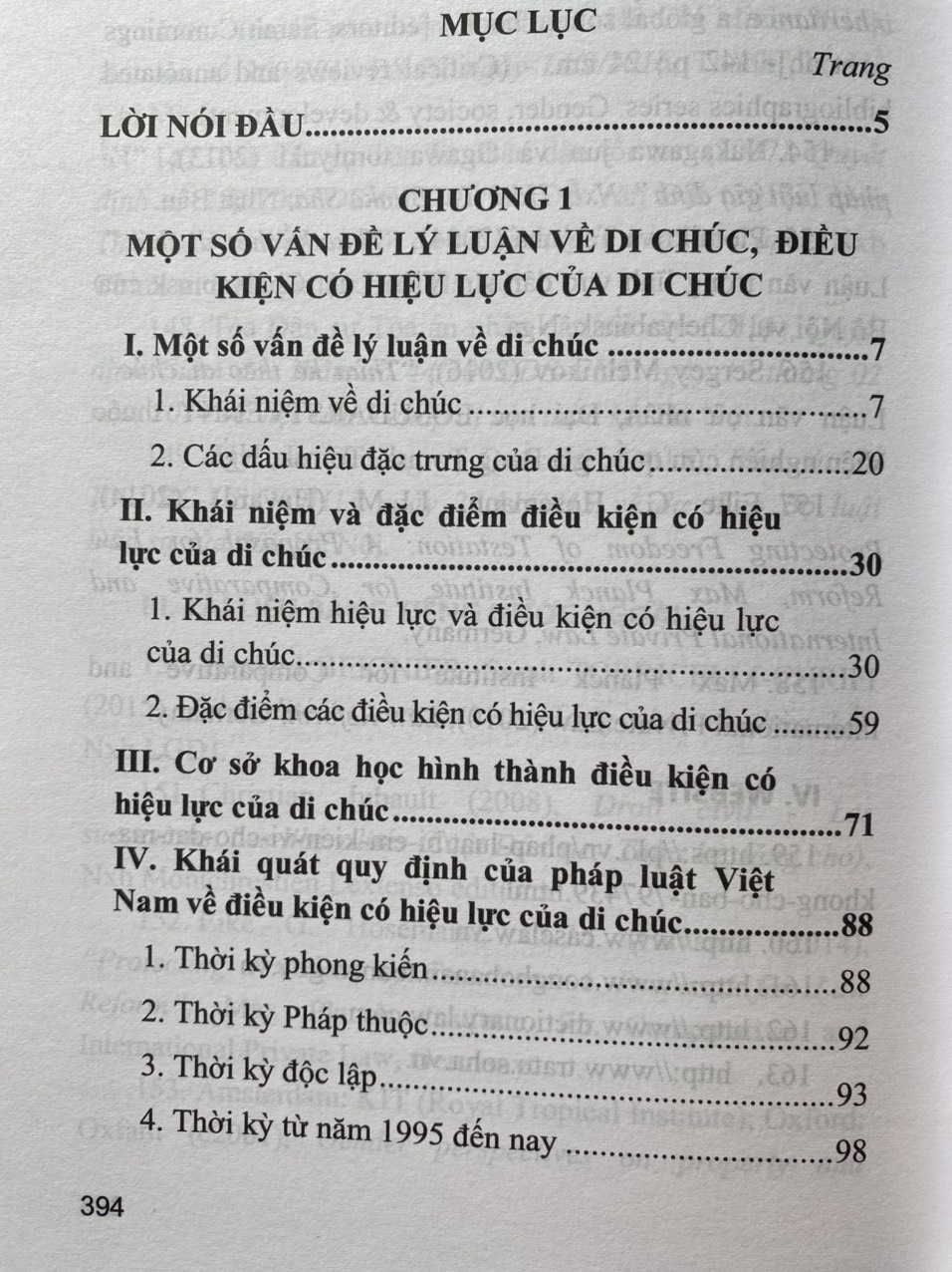 Di Chúc Và Điều Kiện Có Hiệu Lực Của Di Chúc 