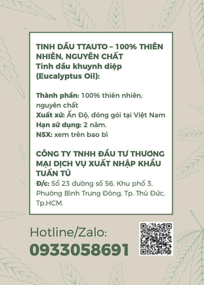 Tinh Dầu Thiên Nhiên TTAUTO Treo Xe ô tô, Treo Tủ Quần Áo, Treo Phòng Giúp Khử Mùi, Thơm Phòng, Thư Giãn Tinh Thần, Chống Say Xe Hiệu Quả - Chai 100ML