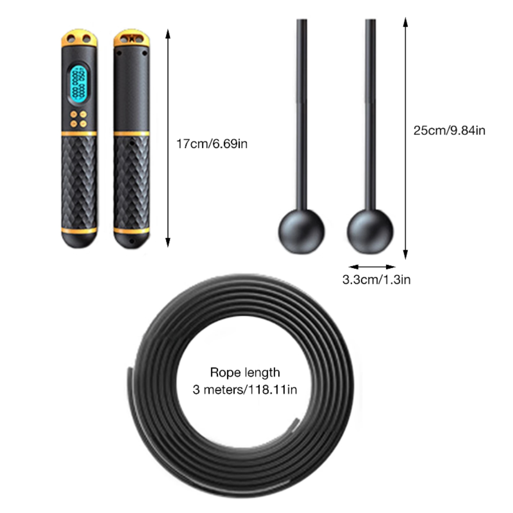 2 Trong 1 Dây Nhảy Với Kỹ Thuật Số Đếm Calo Tính Không Dây Dây Nhảy Tập Thể Dục Giảm Cân Tại Nhà Tập Thể Dục Tập Luyện