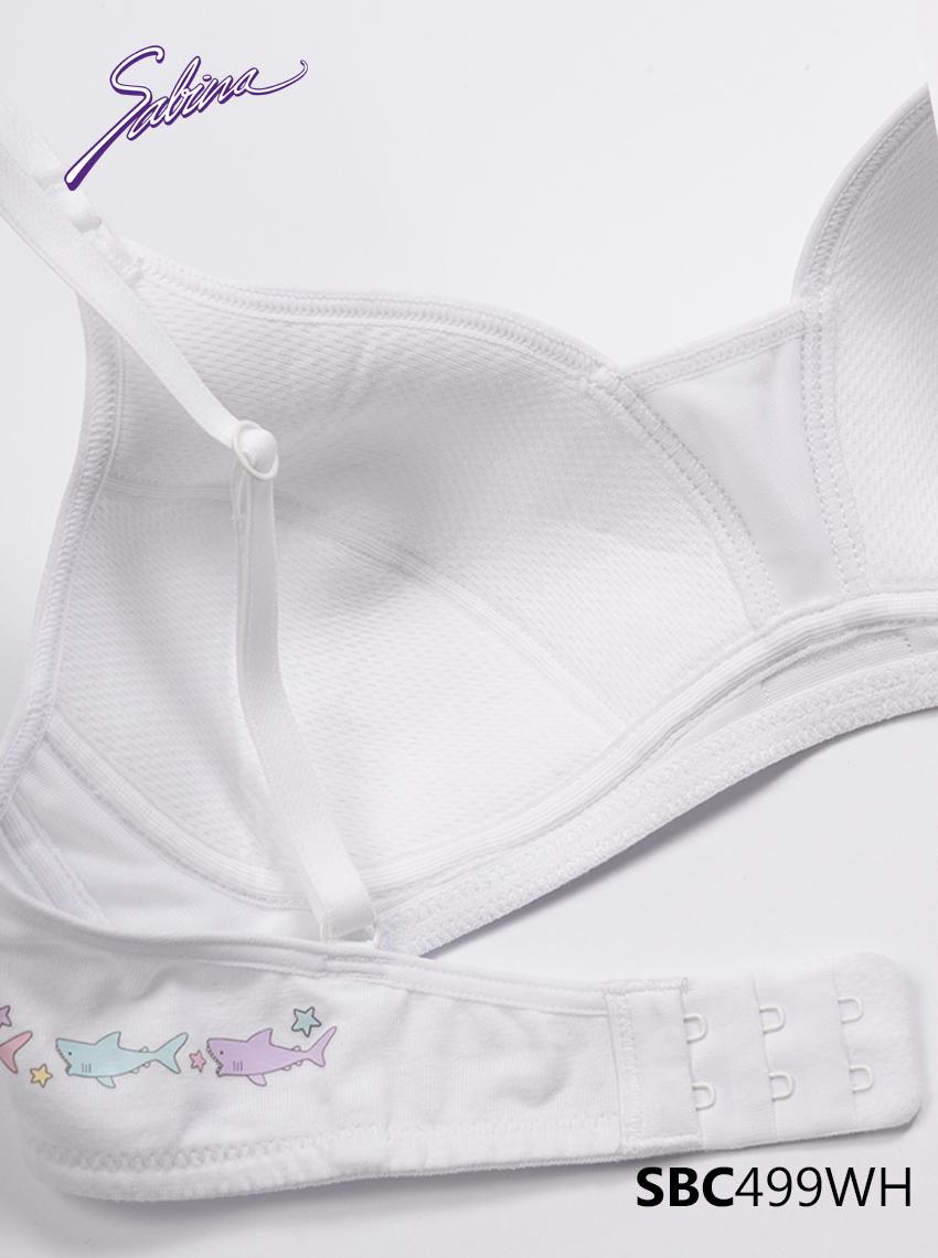 Áo Lót Đệm Mỏng Cho Bé Gái Màu Trắng Cool Teen By Sabina SBC499WH
