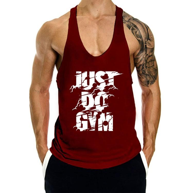 Áo Tập Gym Nam Just Do Gym - Áo Tập Gym 3 Lỗ Vải Cotton cao cấp