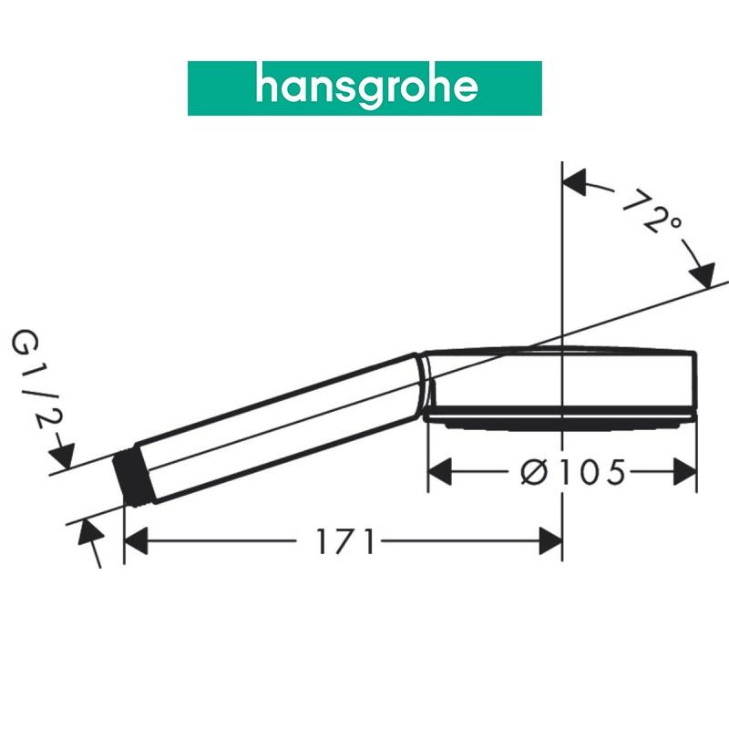 Tay sen hansgrohe Pulsify S 105 1jet 24120