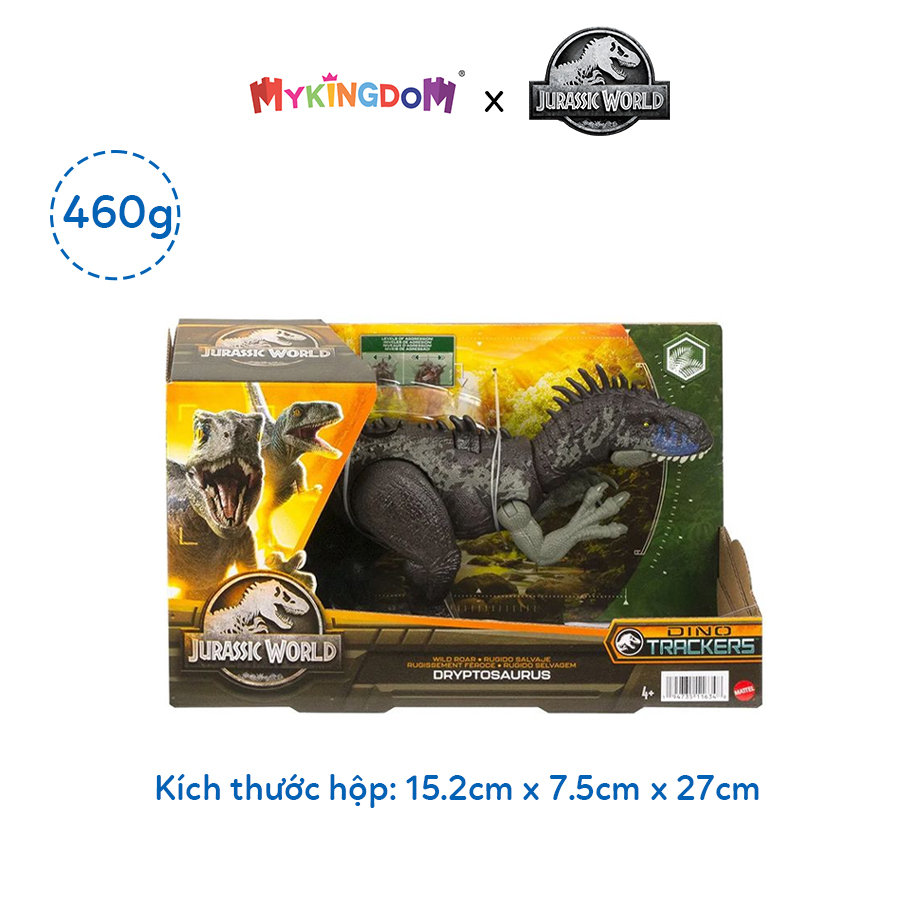 Đồ Chơi JURASSIC WORLD MATTEL Khủng Long Dryptosaurus Có Âm Thanh HLP15/HLP14