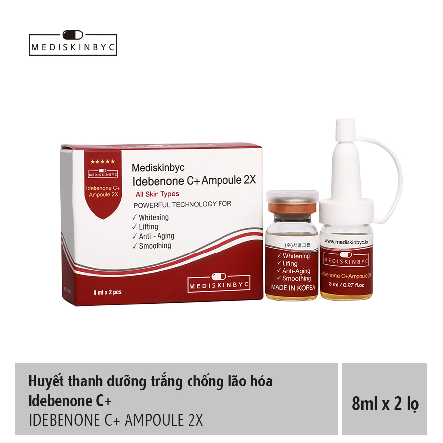 Huyết thanh chống lão hóa MEDISKINBYC  DEBENONE C+ AMPOULE 2X