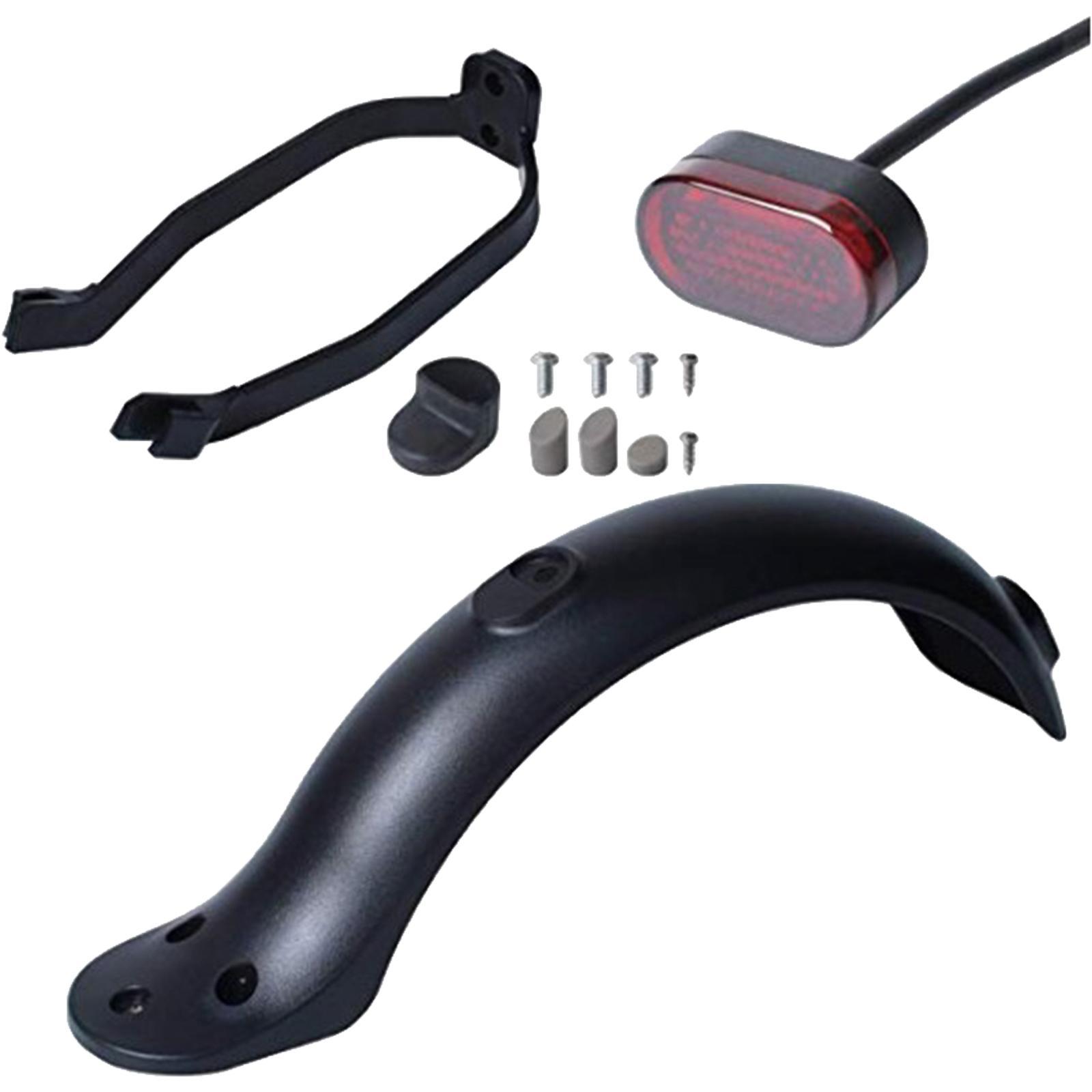 Rear Replacement Set Mudguard Bracket Hook for Electric Scooter Black