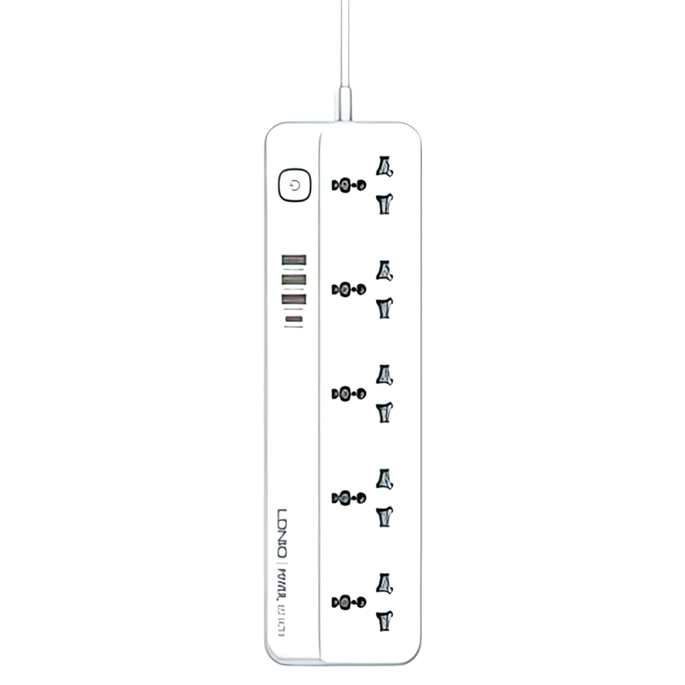 Ổ ĐIỆN ĐA NĂNG 2500W PD 20W 3 USB LDNIO SC5415 - HÀNG CHÍNH HÃNG