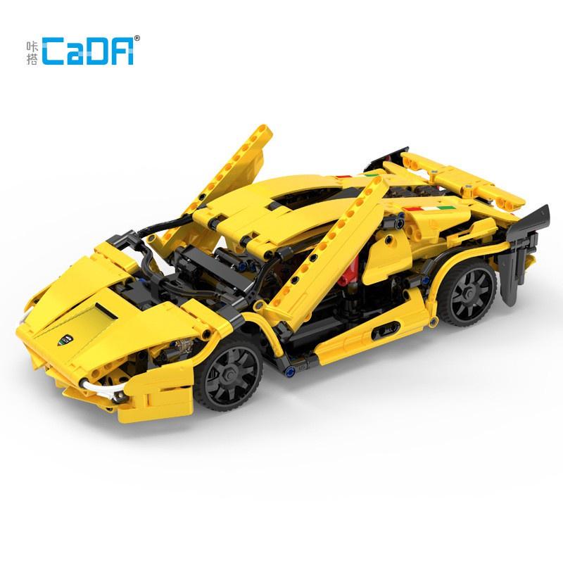 (sẵn) Bộ Đồ Chơi Lắp Ghép Kiểu LEGO Mô Hình Xe Đua LAMBORGHINIS CaDa C51055 Điều Khiển RC (2 Chế Độ) Với 456 Chi Tiết