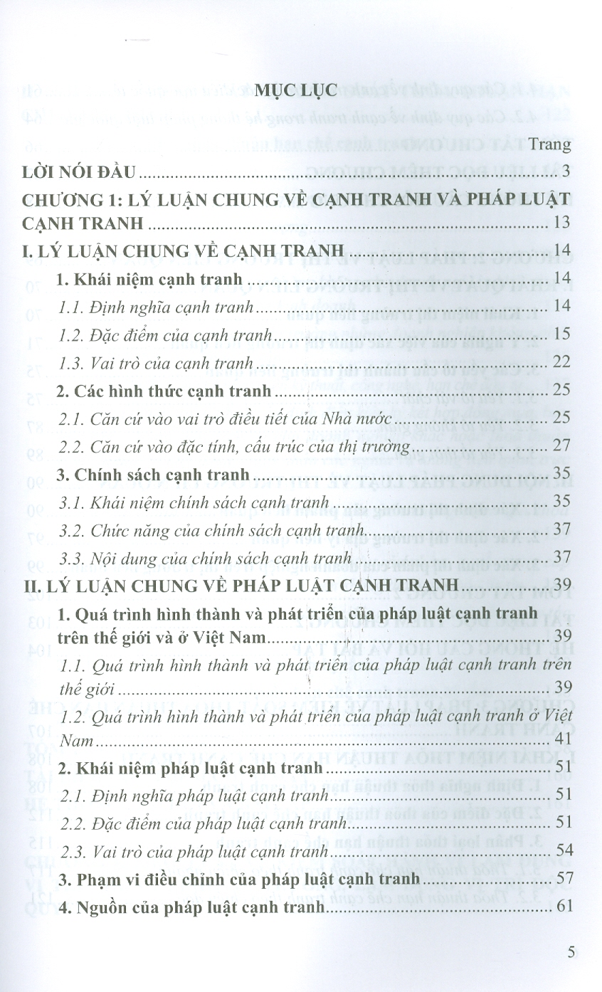 Giáo Trình Luật Cạnh Tranh - TS. Bùi Hữu Toàn