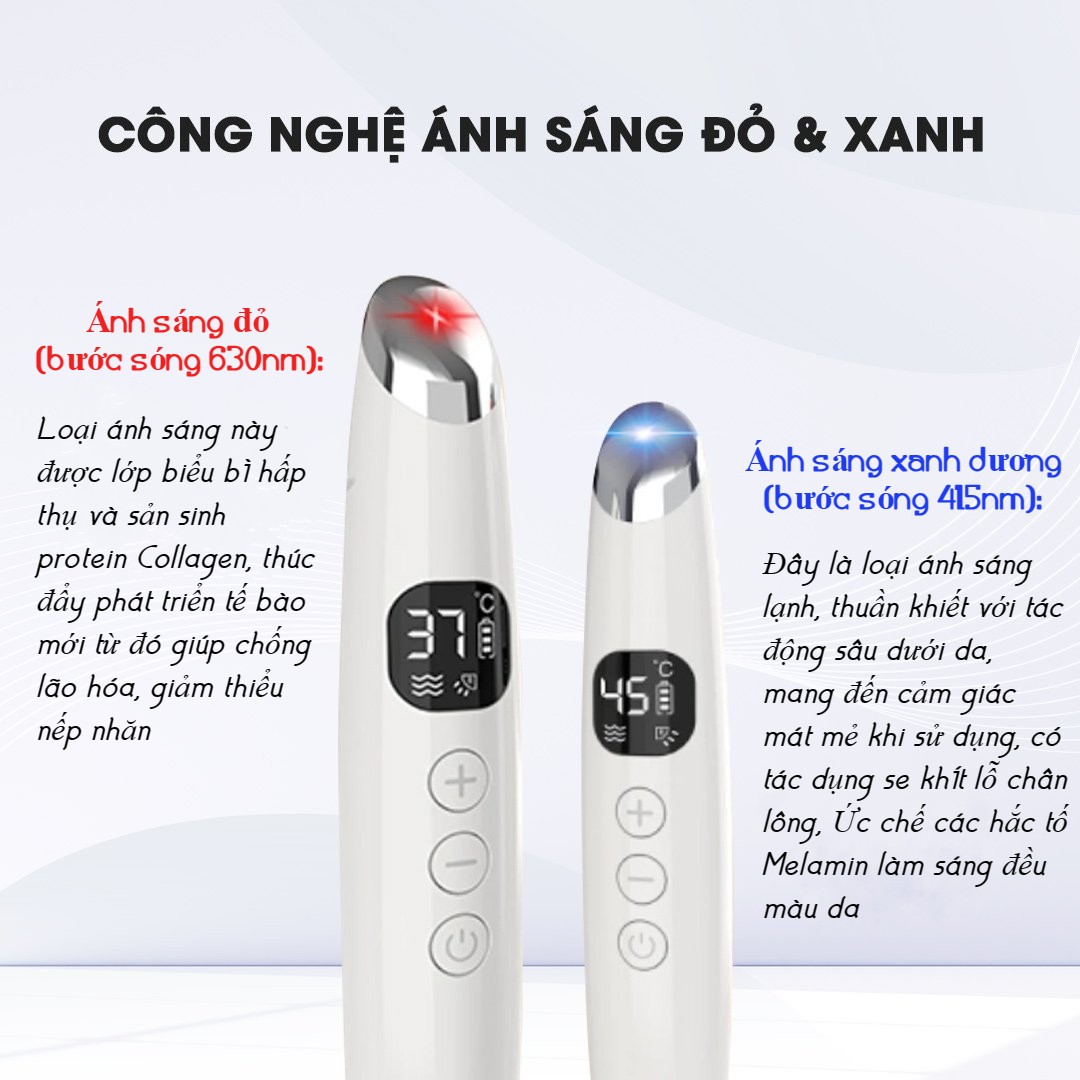 Máy Massage Mắt JOOU XE-19 - Công nghệ Nhật Bản, 5 chế độ Massage, Công nghệ Ánh sáng Xanh/ Đỏ giảm nếp nhăn, bọng mắt, quầng thâm
