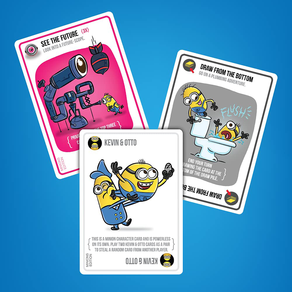 Bộ bài Board Game Exploding Minions phiên bản mèo nổ đặc biệt của Minions sáng tạo