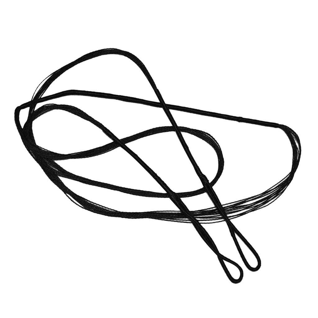 6xArchery Bowstrings Bow Strings Black For Recurve Bow Longbow Hunting 129cm