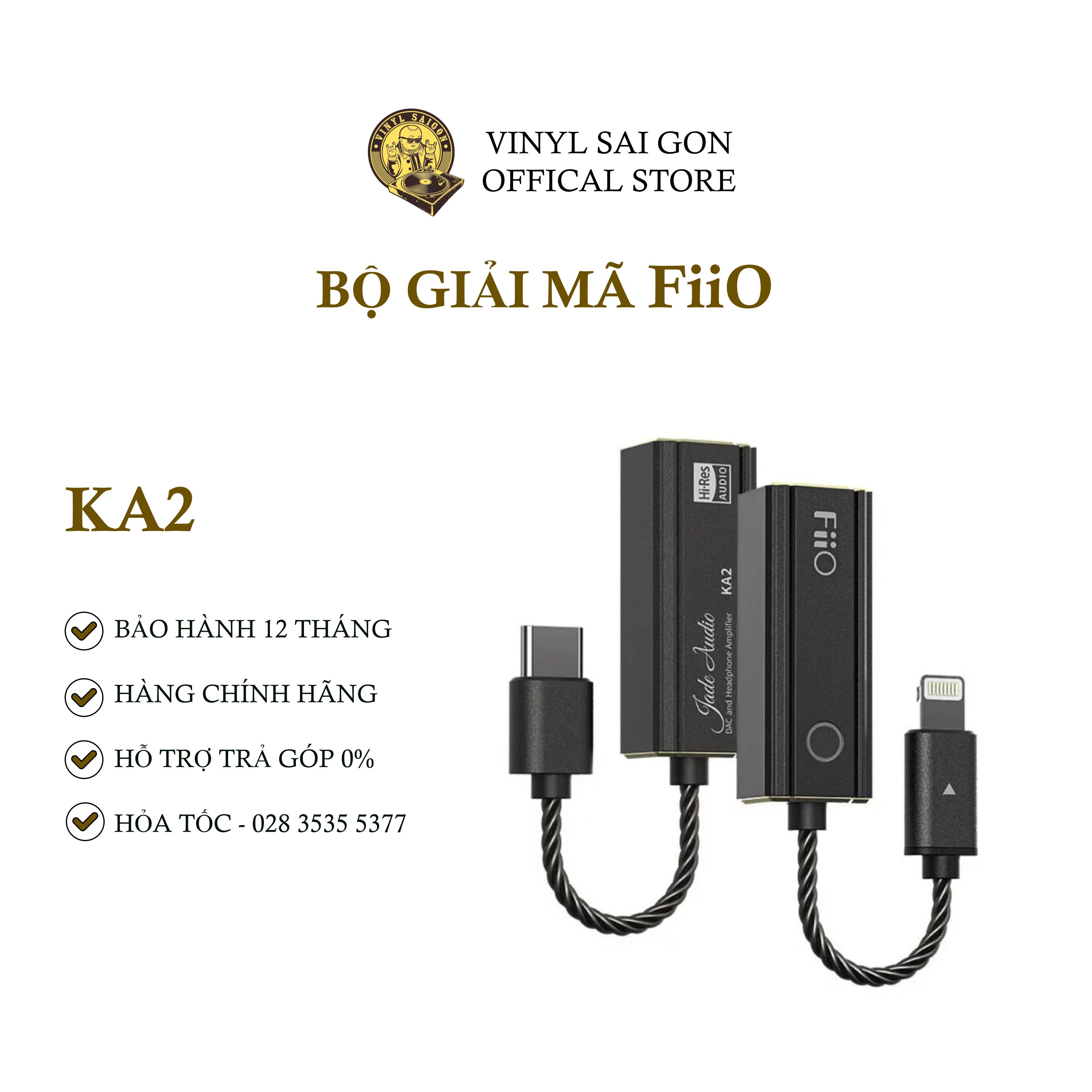 Bộ Giải Mã Dac/Amp FiiO KA2 - Hàng Nhập Khẩu