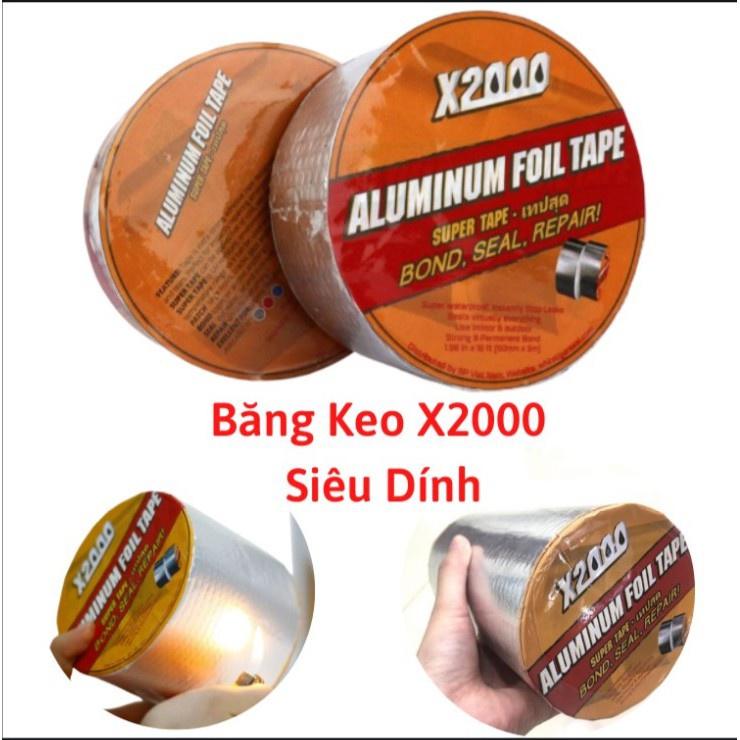 Sỉ 19k- Băng keo chống thấm x2000 siêu dính Nhật Bản chống thấm dột, dán tường, dán mái tôn, dán ống nước