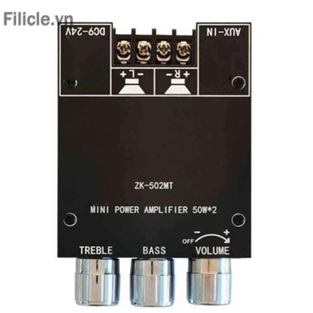 Mô Đun Khuếch Đại Âm Thanh ZK-502MT 2x50W 2.0 Chuyên Dụng