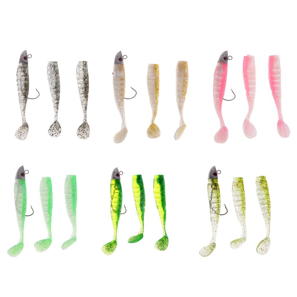 Ultra Shad with Jig Head Paddle Tail Soft Body Swimbait Fishing Lure Bait