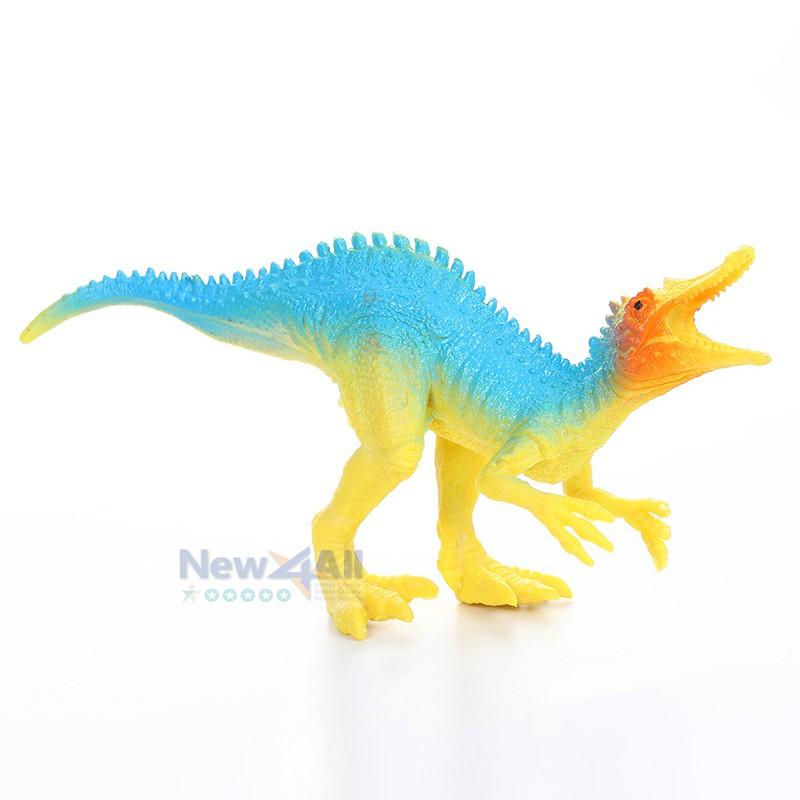 Bộ 6 đồ chơi mô hình Khủng Long kỉ Jura World (Size lớn 6x17 cm) New4all Dinosaur nhựa PVC an toàn cho bé 3 tuổi