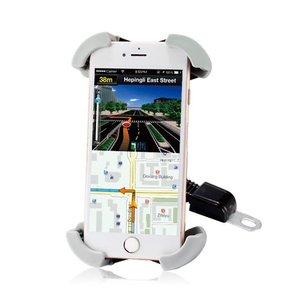 Giá Đỡ Điện Thoại Xe Máy ROBOT RT-MH01 – Gắn Kính Chiếu Hậu, Tương Thích Smartphones Màn Hình 4.0-5.5 Inch – HÀNG CHÍNH HÃNG
