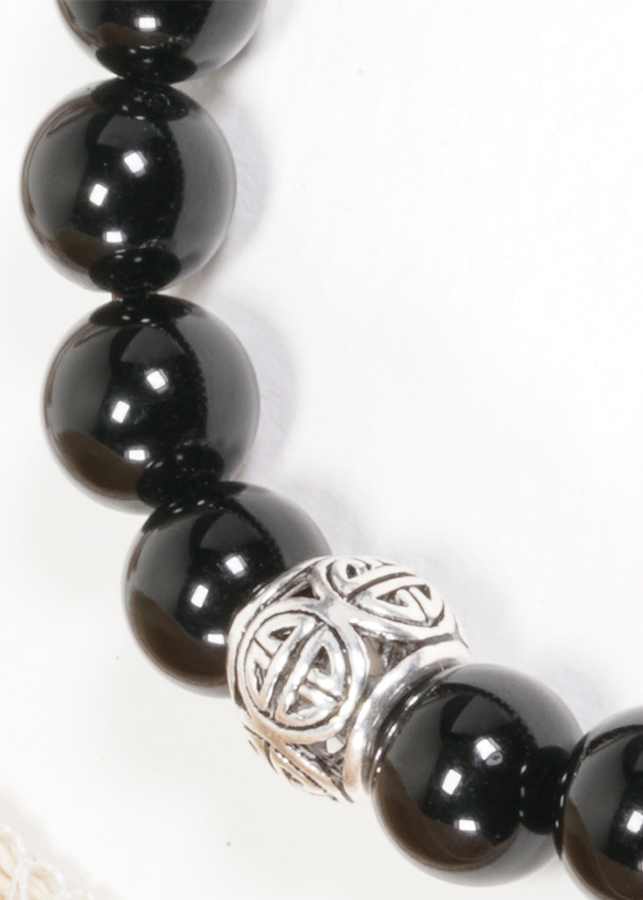 Vòng Đá thiên thạch Phối Charm Bạc  Ngọc Quý Gemstones