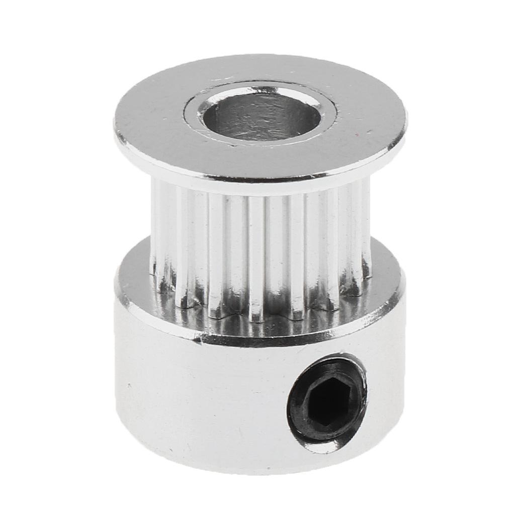 Set of 4 Mini Aluminum 16  Timing Belt Pulley Gear Sprocket Wheel 5mm Bore