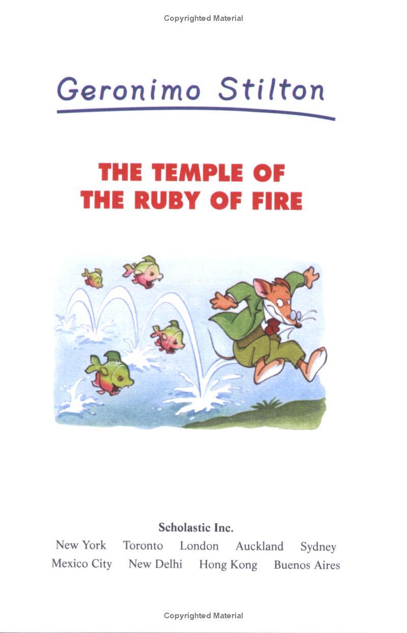 Sách ngoại văn: The Temple of the Ruby of Fire