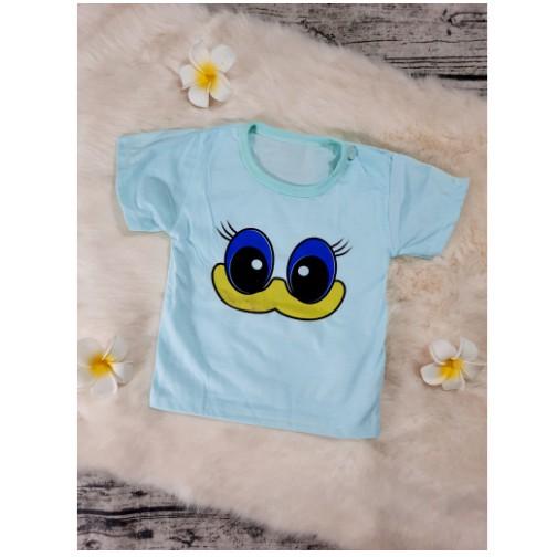 Áo cọc tay màu hè chất cotton cho bé từ 0 đến 15 tháng tuổi