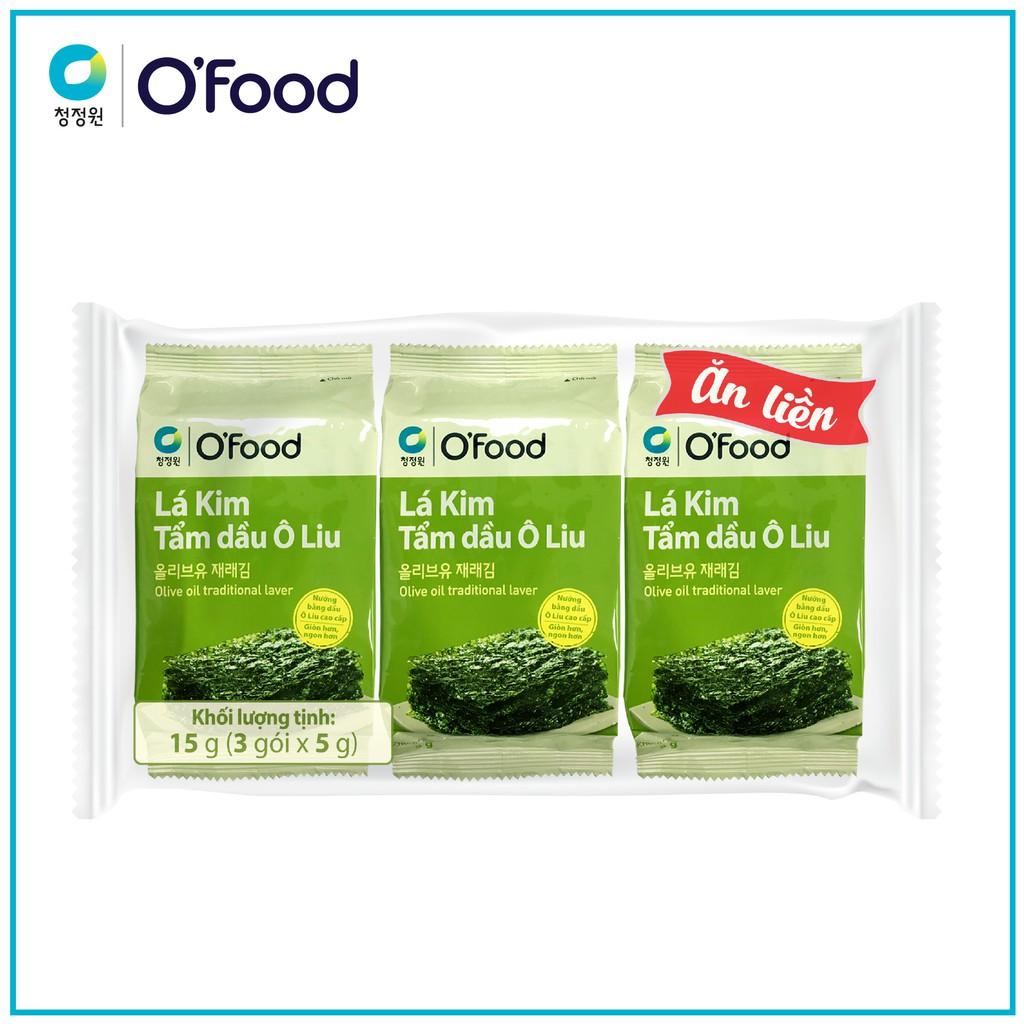 Combo 3 lốc lá kim tẩm dầu oliu O'Food ( lốc 3)