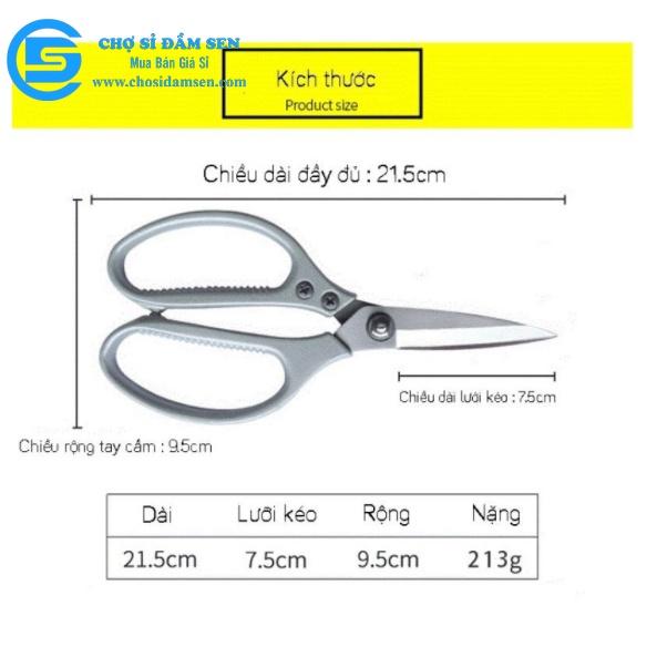 Kéo cắt gà sk5, kéo làm bếp đa năng nội địa nhật siêu sắc, cắt gà cắt vịt và các thịt các loại