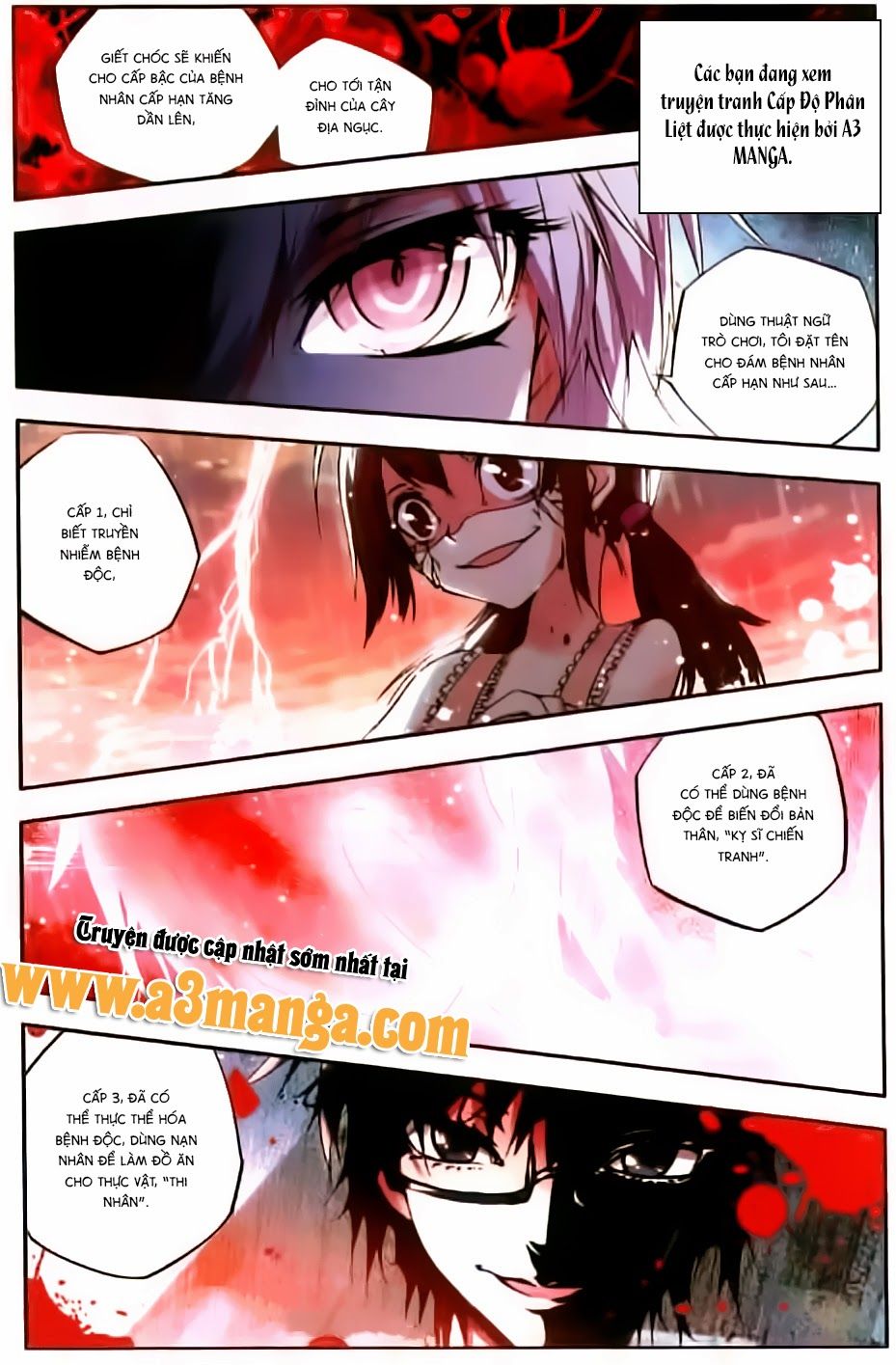 cấp độ phân liệt chapter 13 17