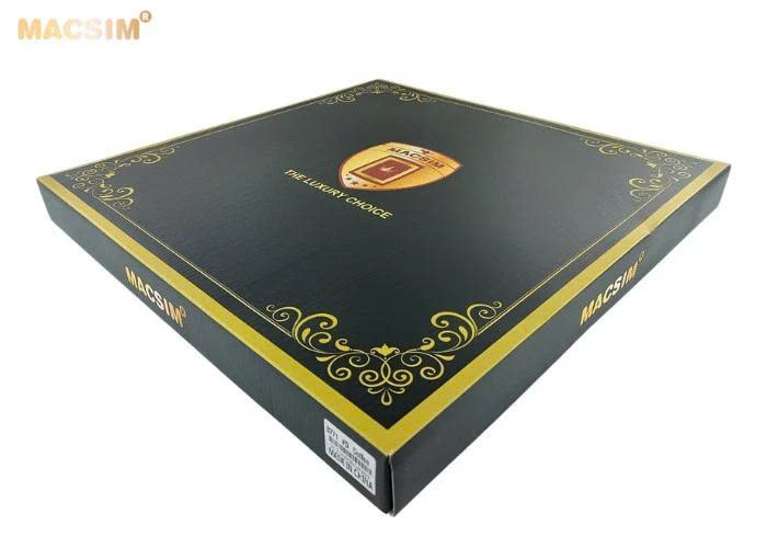 Bọc vô lăng cao cấp Macsim mã 8890 màu đen chỉ đỏ - Chất liệu da thật 100%, khâu tay thủ công size M