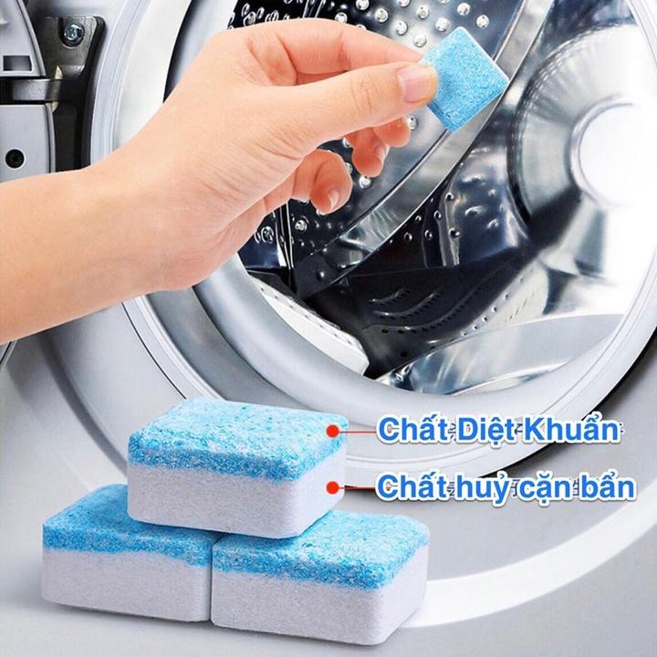 Viên vệ sinh lồng máy giặt công nghệ mới diệt khuẩn 99% và tẩy sạch cặn máy giặt