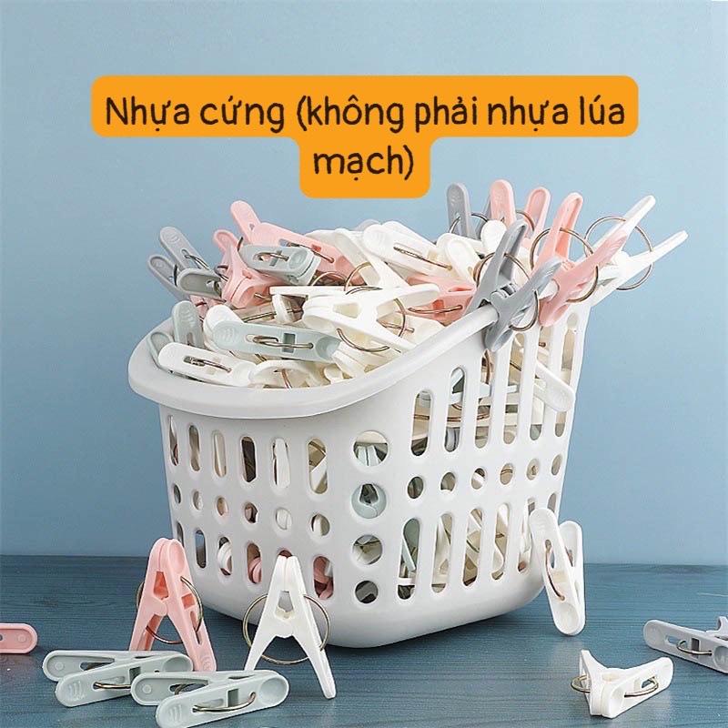 Kẹp Phơi Quần Áo Treo Bằng Nhựa Cứng 3X5cm Đa Dụng (Không Phải Nhựa Lúa Mạch Giòn Gẫy)