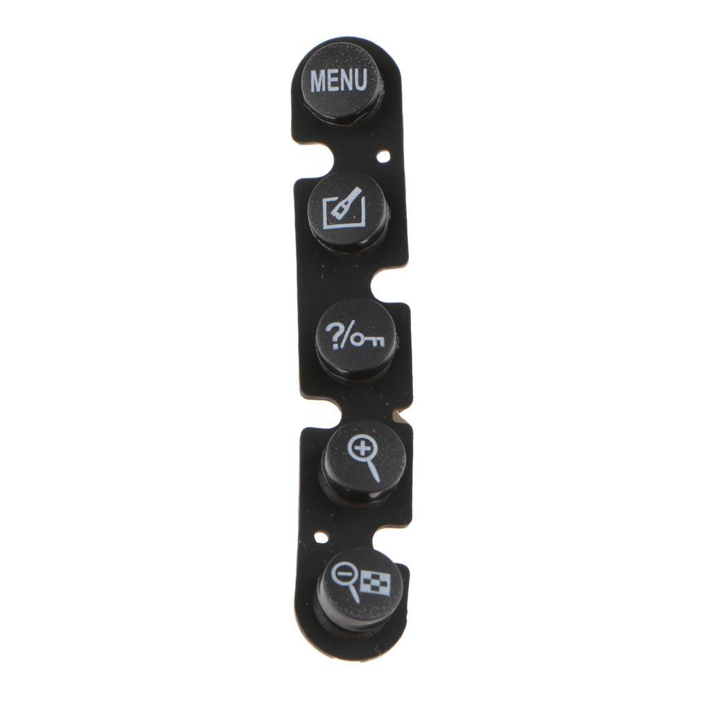 Rear Back Button Rubber Cover Key Replacement Part Menu For D600 D610